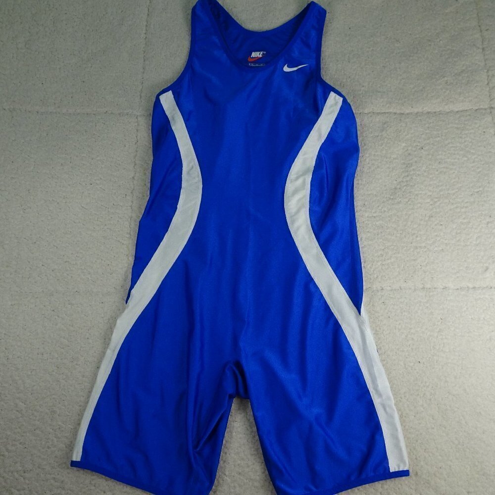 Nike Blue Racing Biking Compression Suite X-Large